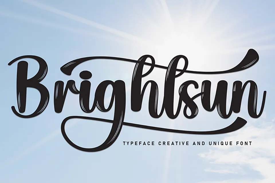 Brightsun Font