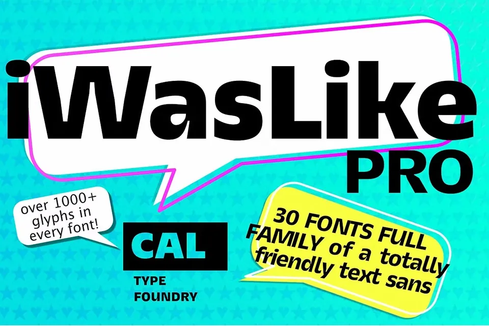 CAL iWasLike Pro Font