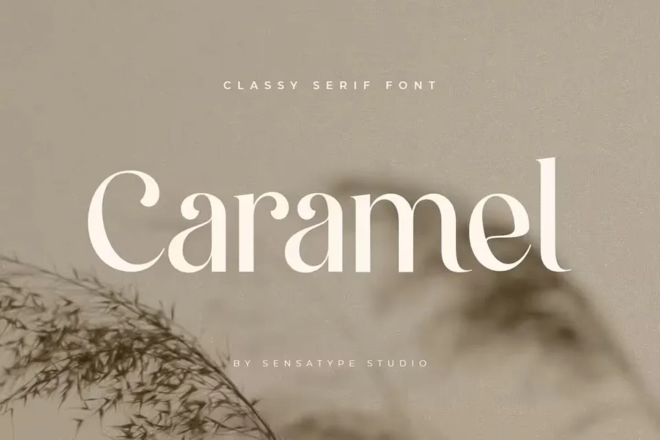 Caramel Serif Font