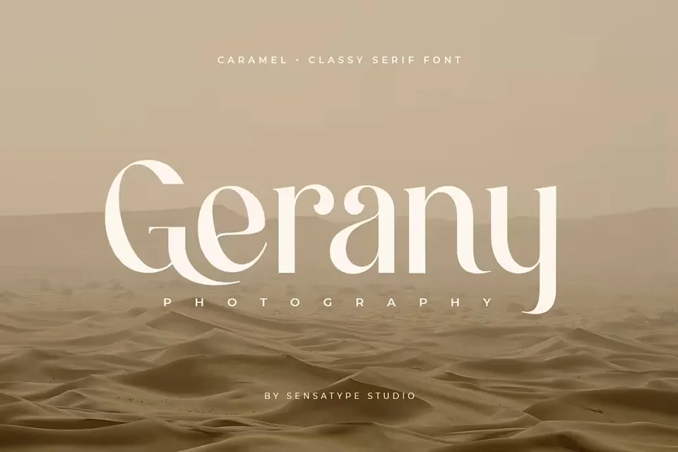 Caramel Serif Font