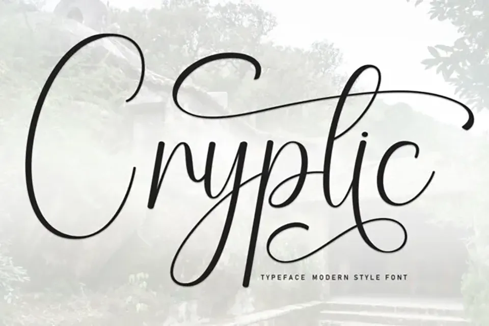 Cryptic Script Font