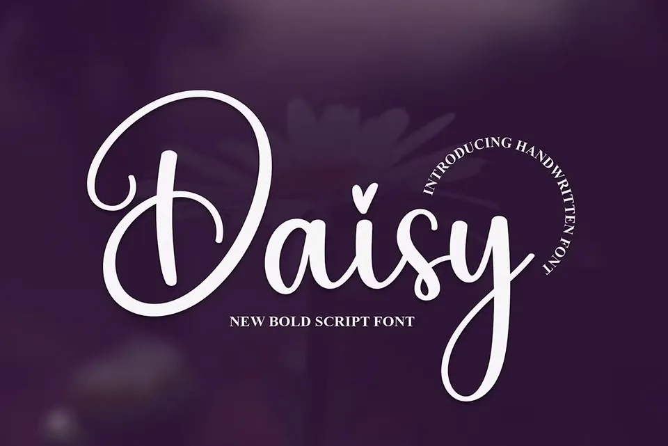 Daisy Script Font