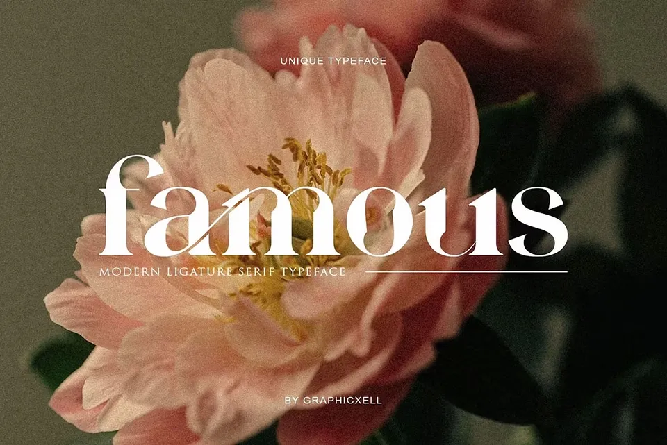 Famous Ligature Font