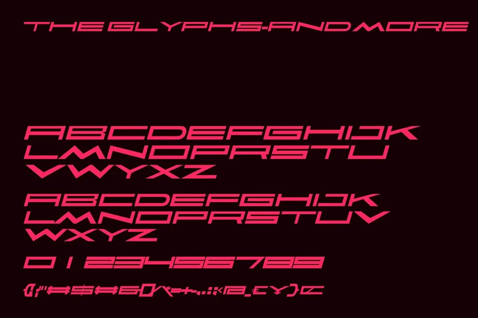 Faqro Extended Wide Italic Font