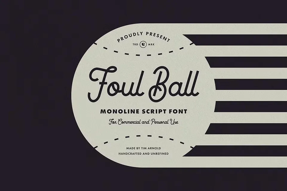 Foul Ball Font