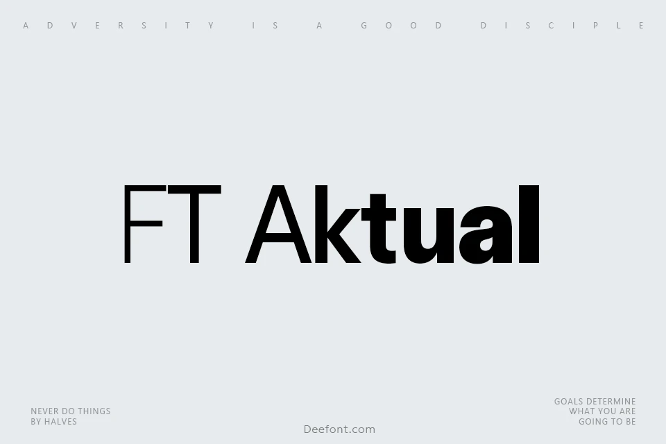 FT Aktual Font Family