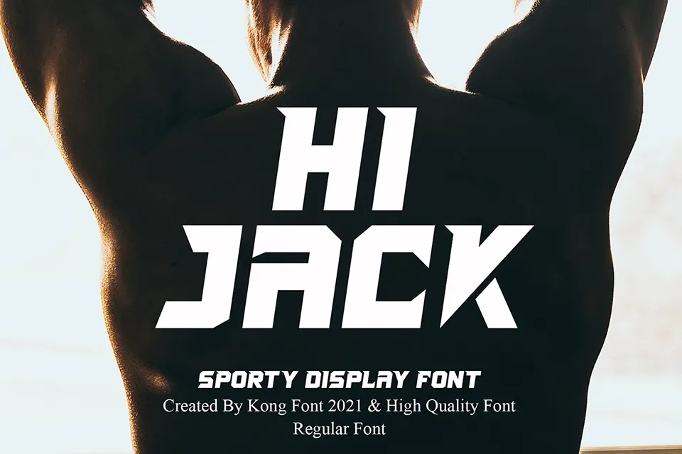 Hi Jack Display Font