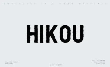 Hikou Font Family
