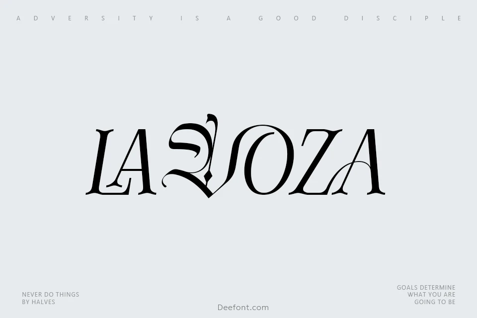 Lavoza Font