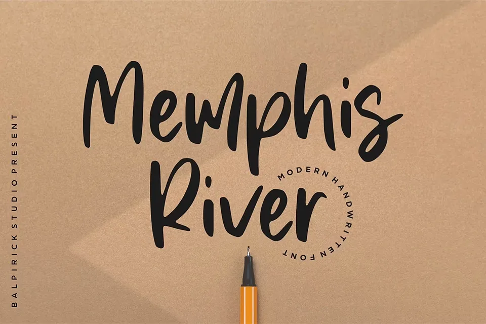 Memphis River Font