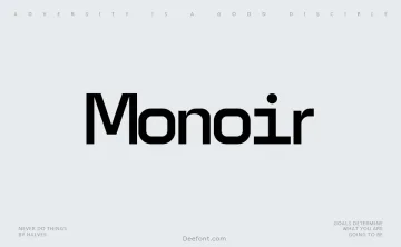 Monoir Font