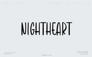 Nightheart Font