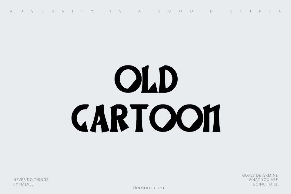 Old Cartoon Font