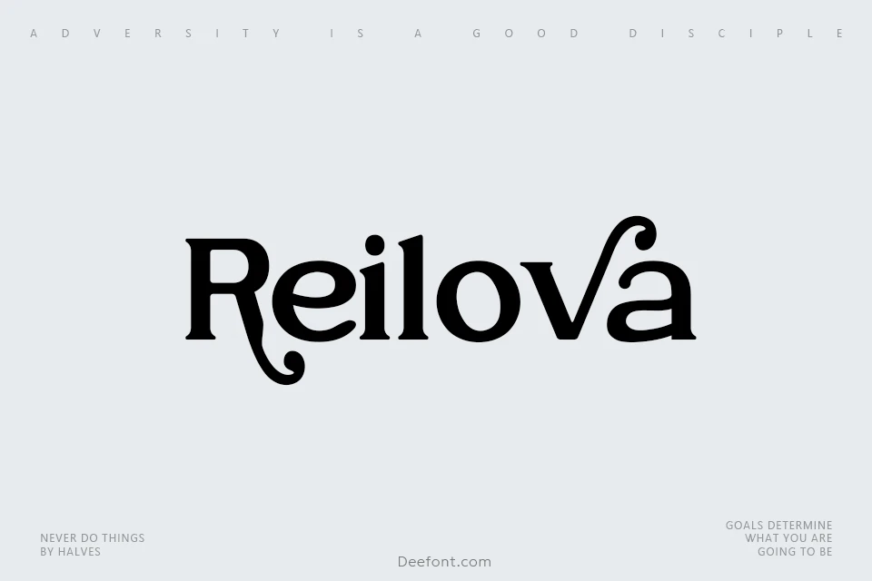 Reilova Font