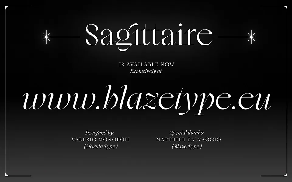 Sagittaire Font Family