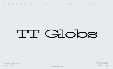 TT Globs Font Family