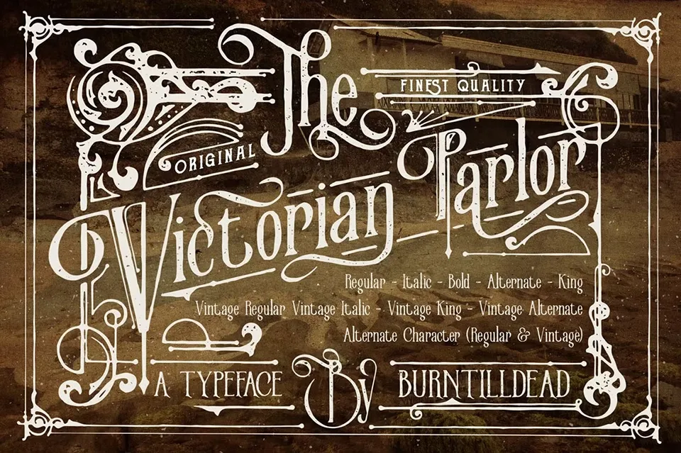 Victorian Parlor Font