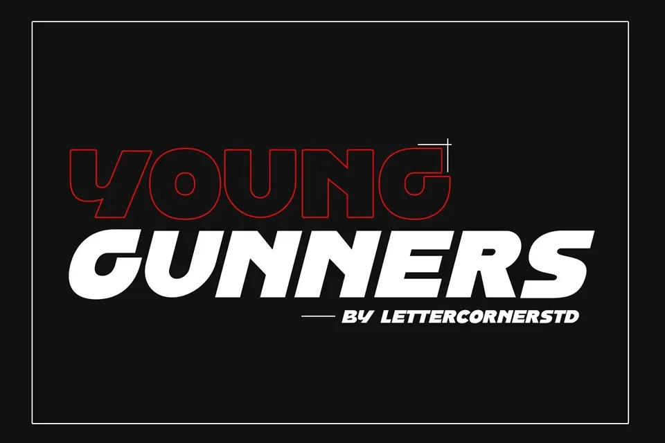 Young Gunners Font