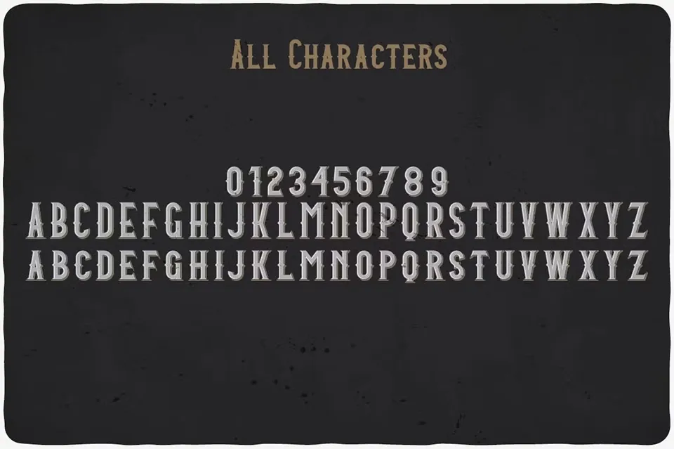 Amber Whiskey Typeface