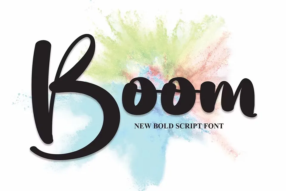 Boom Script Font