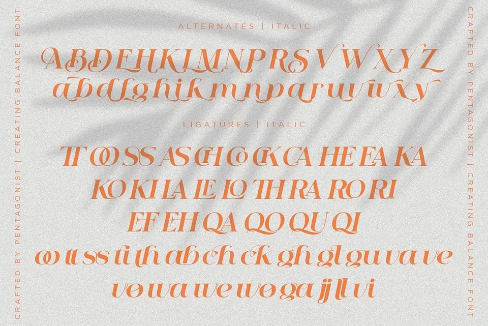 Creating Balance Font