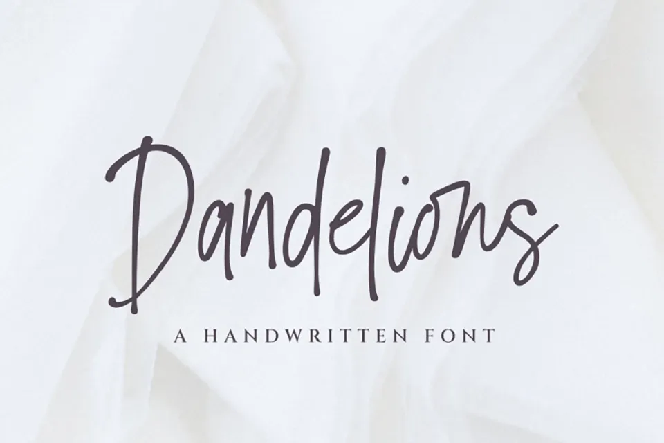 Dandelions Font