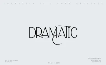 Dramatic Font