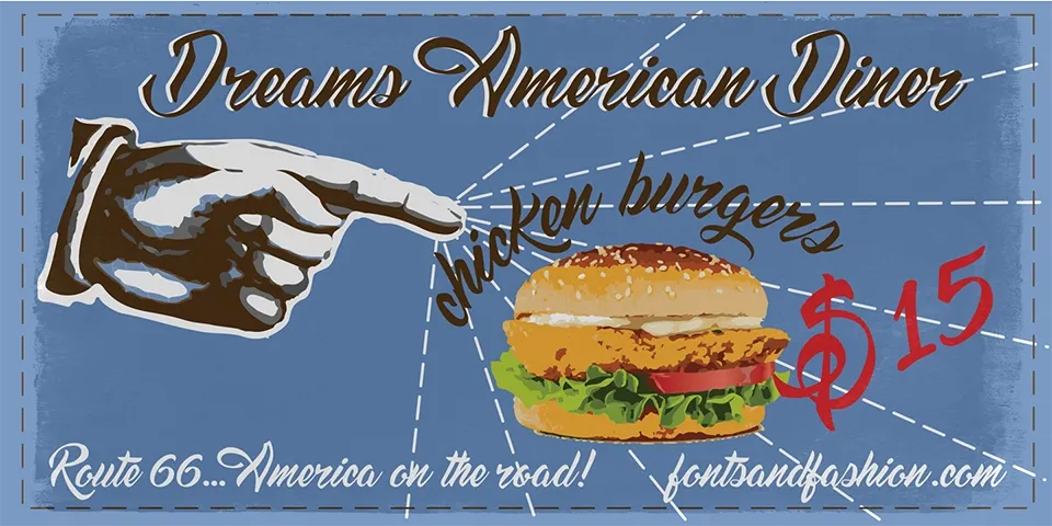 Dreams American Diner Font