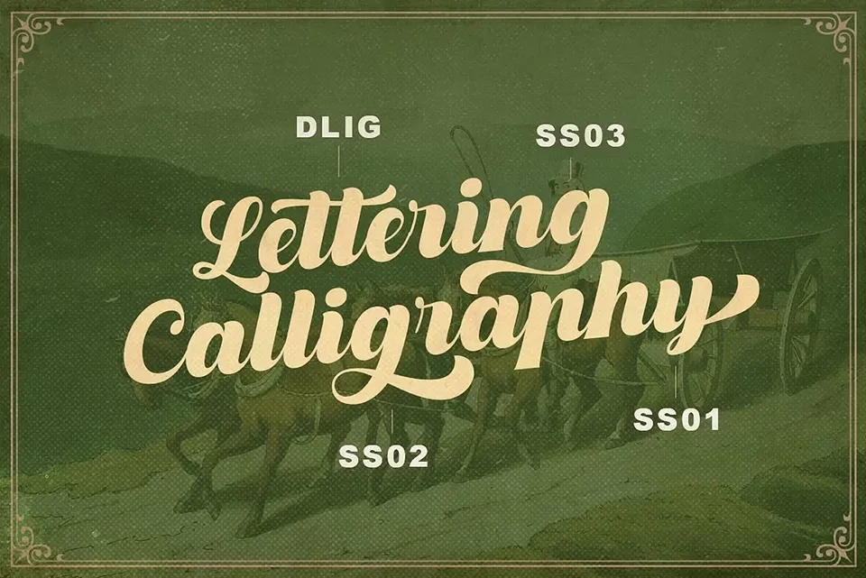 Dustland Bold Script Font