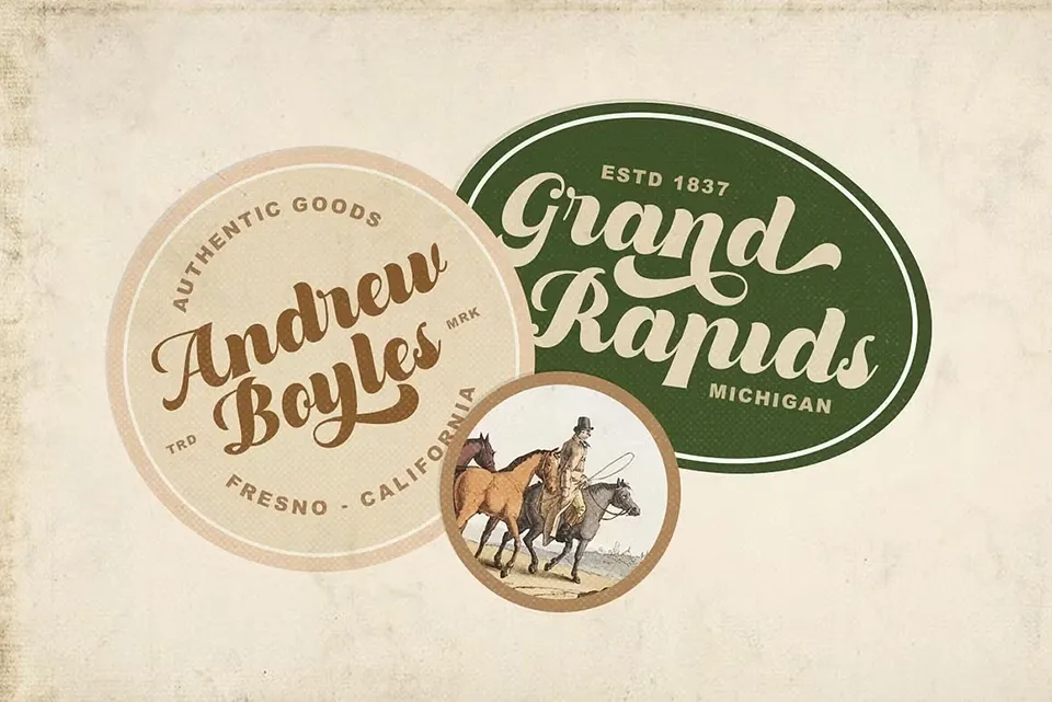 Dustland Bold Script Font