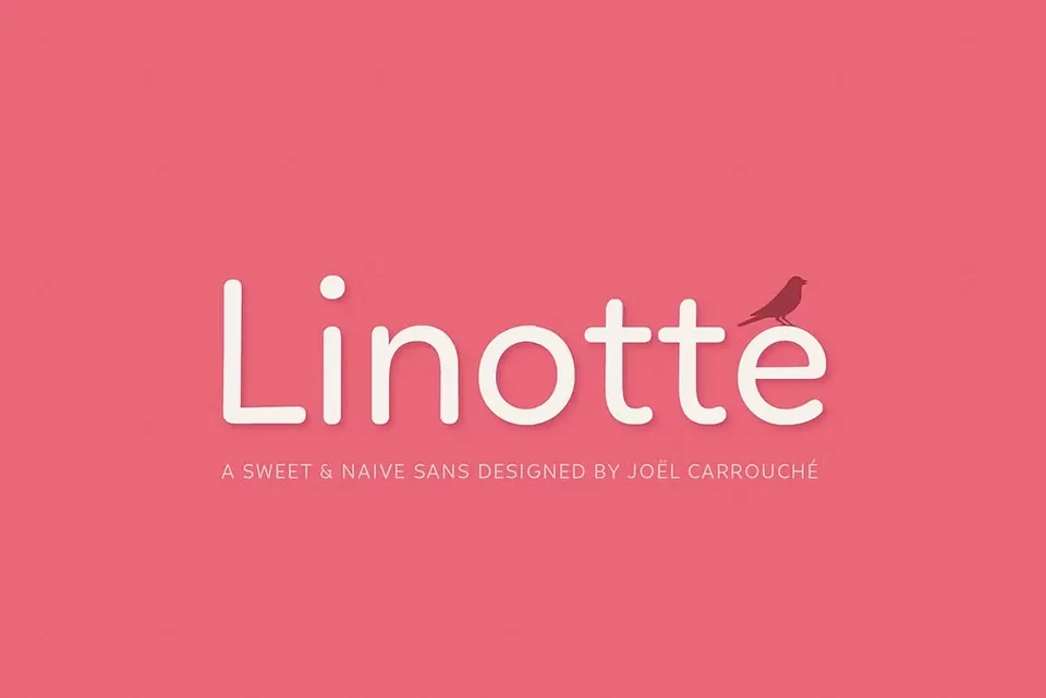 Linotte Font family