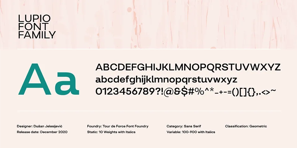 Lupio Font Family