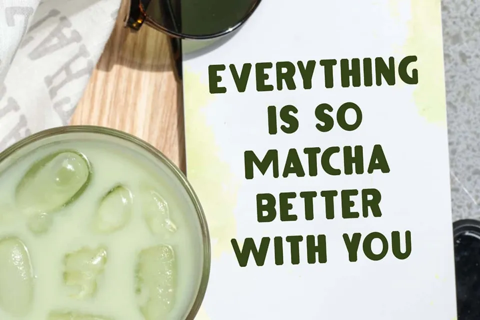 Matcha Lemonade Font