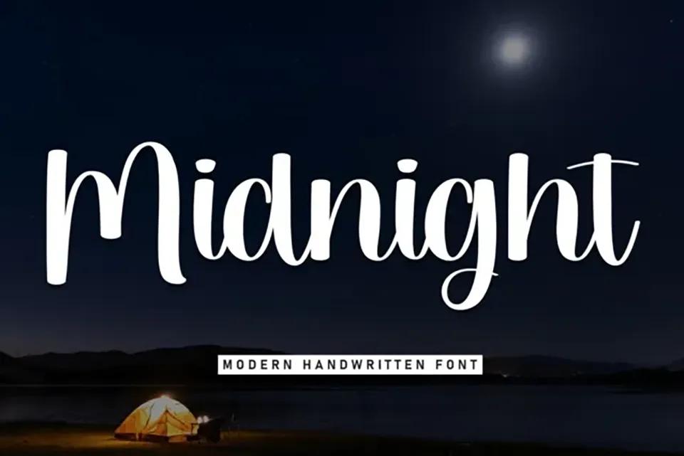 Midnight Script Font
