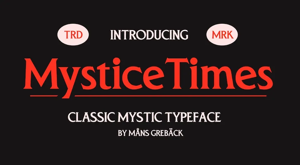 Mystice Times Font