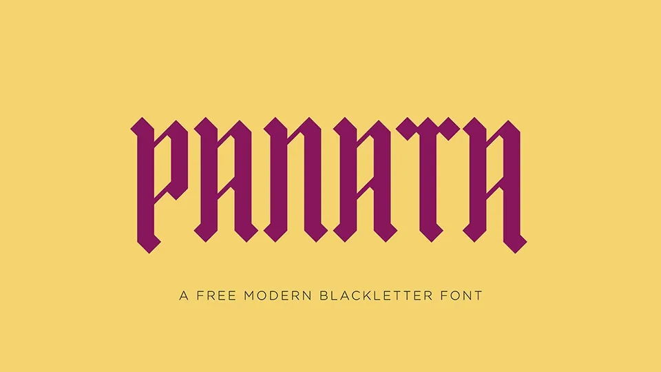 Panata Blackletter Font