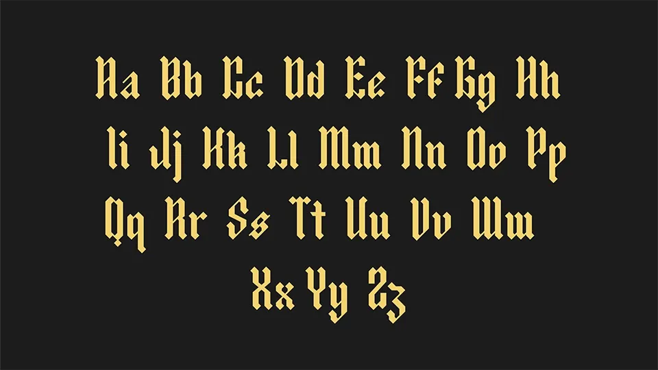 Panata Blackletter Font