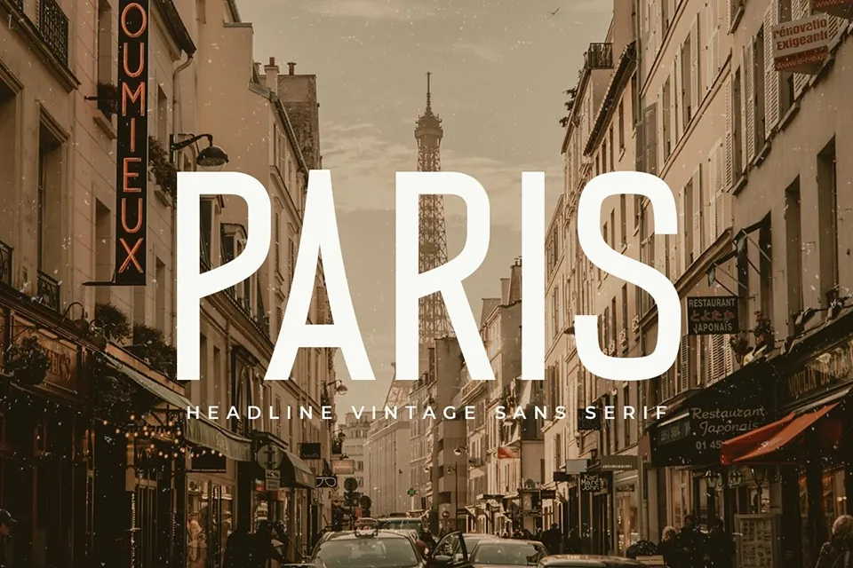 Paris Sans Serif Font