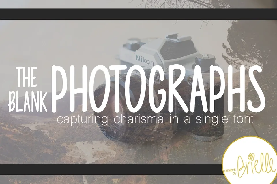 Photographs Font