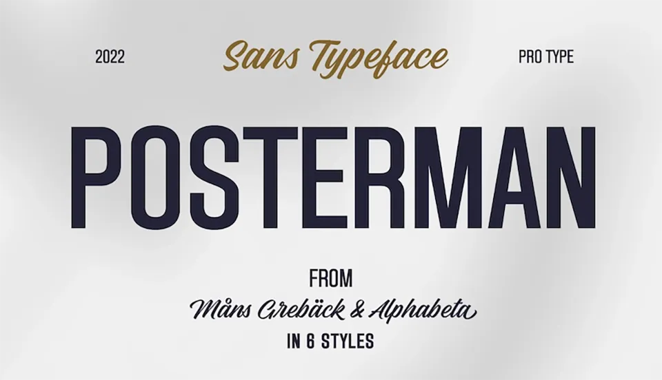 Posterman Font