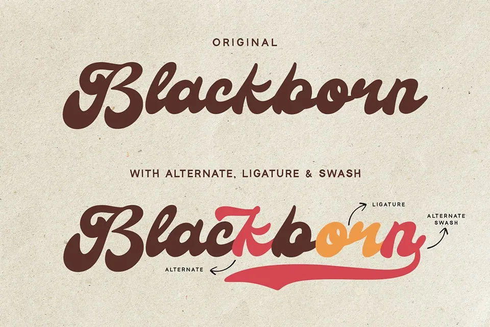 Psychedelic Groovy Font