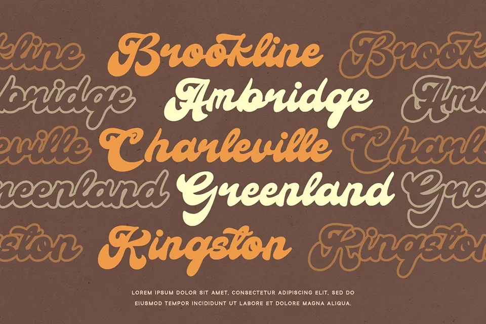 Psychedelic Groovy Font