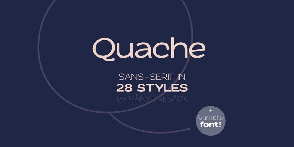 Quache Font Family