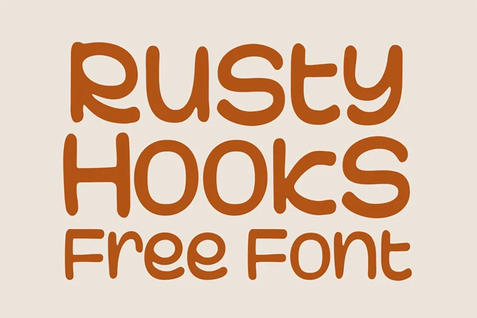 Rusty Hooks Font