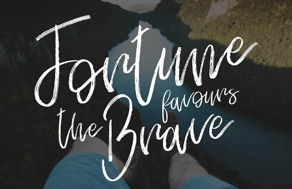 Salted Mocha Brush Font