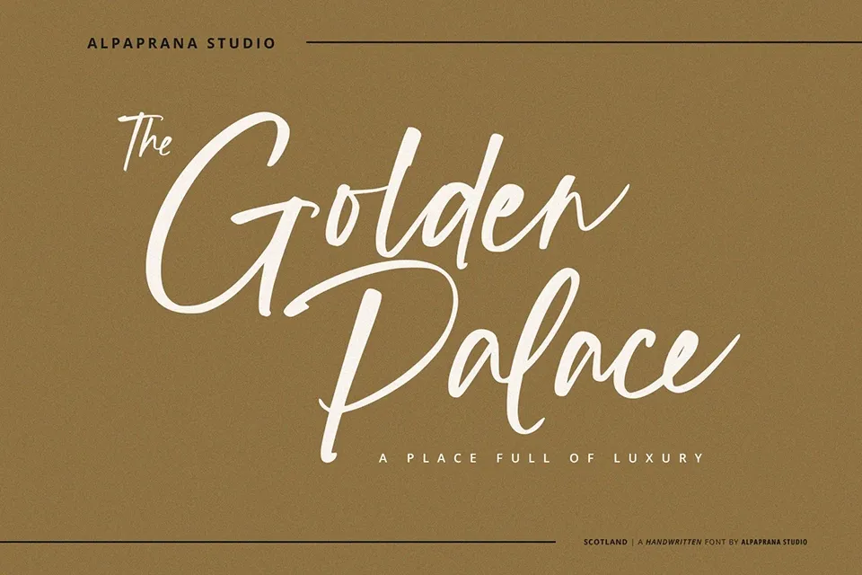 Scotland Script Font