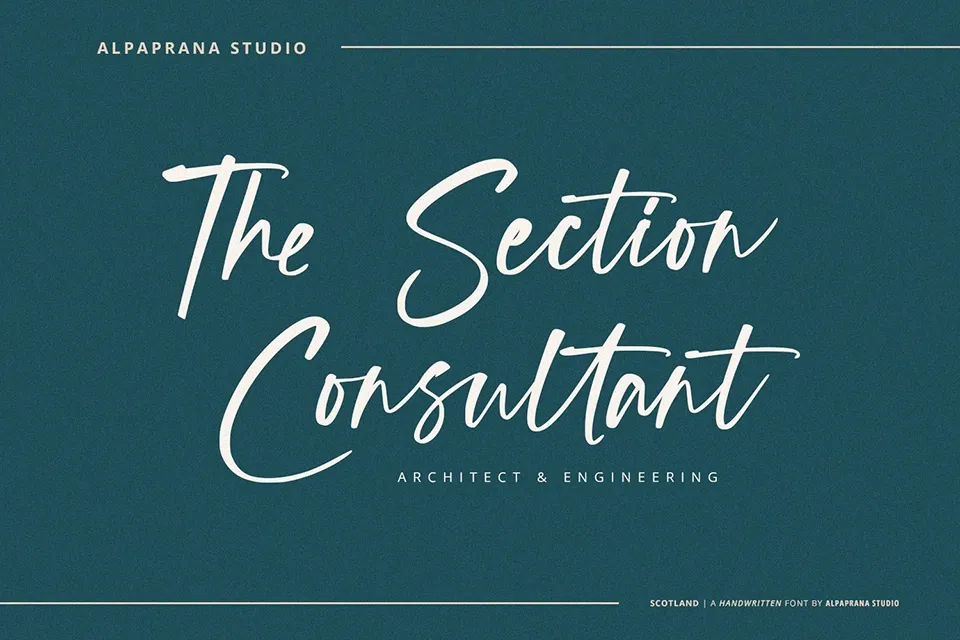 Scotland Script Font