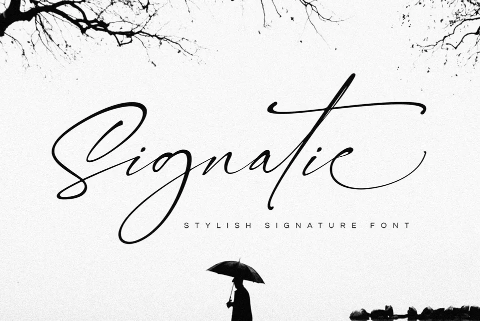 Signatie Signature Font