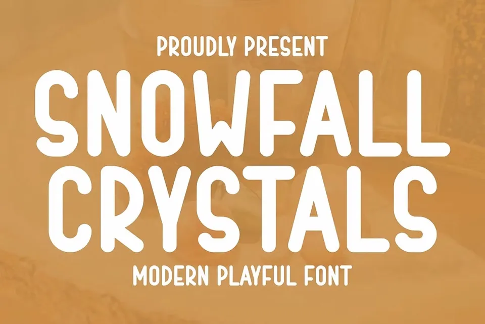 Snowfall Crystals Font