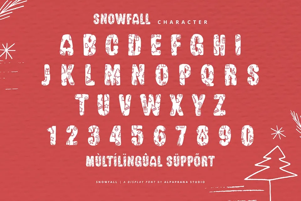 Snowfall Font